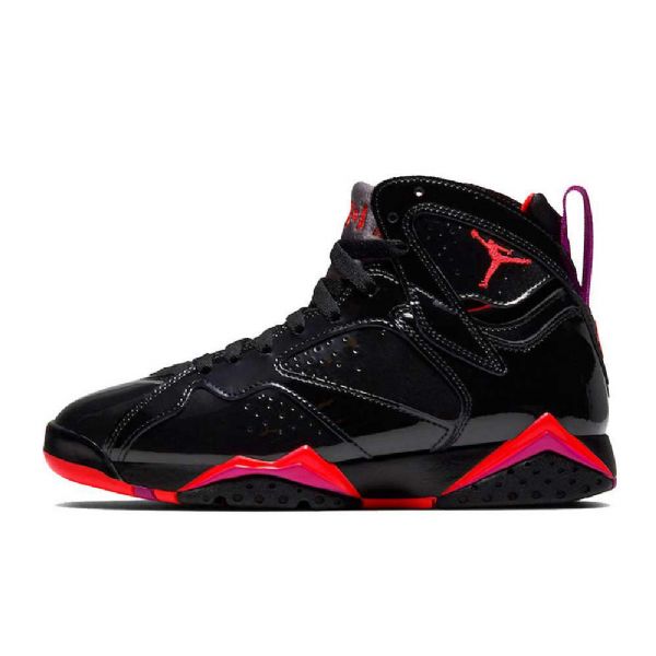 Nike Air Jordan 7 Gloss Sko Til Damer Sort