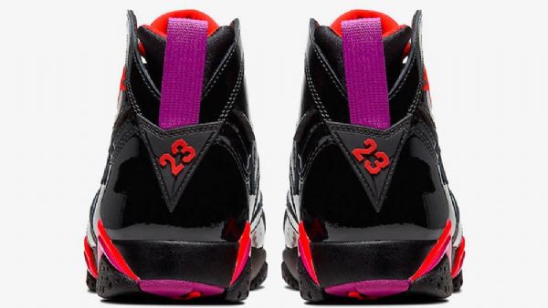 Nike Air Jordan 7 Gloss Sko Til Damer Sort
