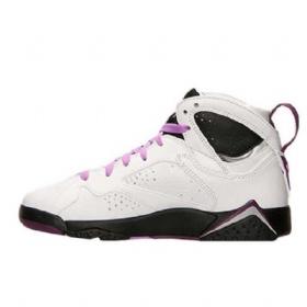 Nike Air Jordan 7 Gs Fuchsia Glow Tops Sko Til Mænd Hvid