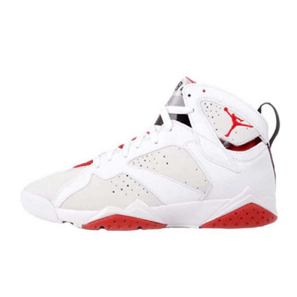 Nike Air Jordan 7 Hare Sko Til Mænd Hvid Rød