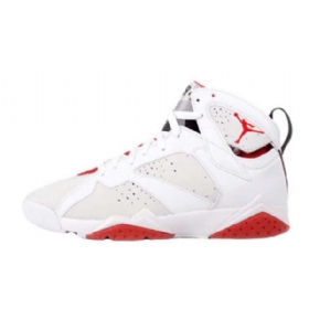 Nike Air Jordan 7 Hare Sko Til Mænd Hvid Rød