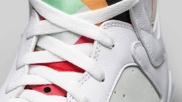 Nike Air Jordan 7 Hare Sko Til Mænd Hvid Rød