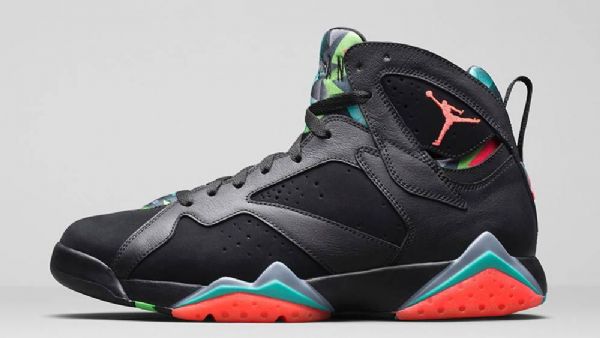 Nike Air Jordan 7 Marvin The Martian Sko Til Mænd Sort Rød