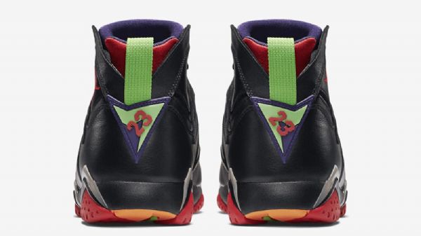 Nike Air Jordan 7 Marvin The Martian Sko Til Mænd Sort Rød