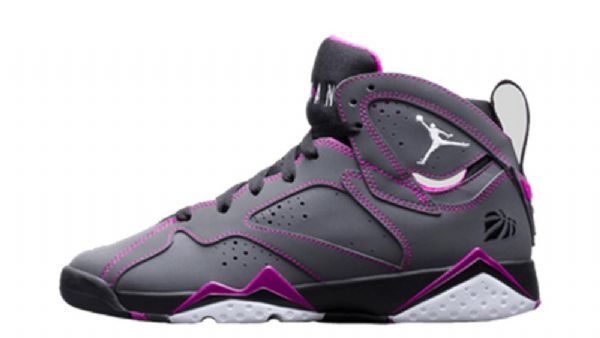 Nike Air Jordan 7 Piger Fuschia Force Sko Til Mænd Grå