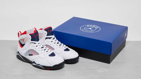 Nike Air Jordan 7 Psg Sko Til Mænd Hvid