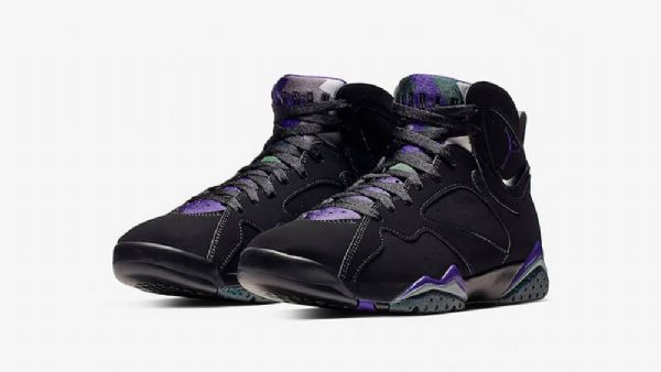 Nike Air Jordan 7 Ray Allen Sko Til Mænd Sort