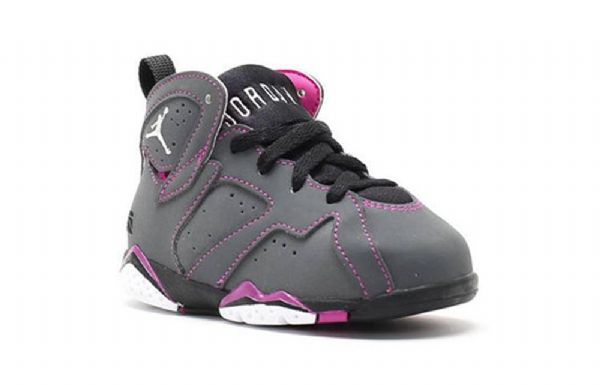 Nike Air Jordan 7 Retro Basketball Sko Til Børn Grå