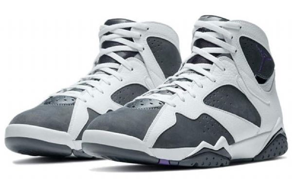 Nike Air Jordan 7 Retro Basketball Sko Til Mænd Mørkeblå Grå Sort