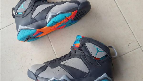Nike Air Jordan 7 Retro Bobcats Sko Til Mænd Grå