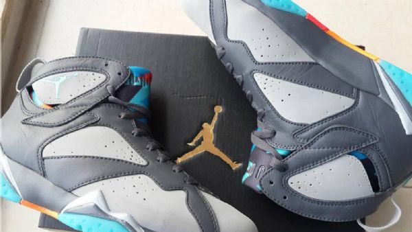 Nike Air Jordan 7 Retro Bobcats Sko Til Mænd Grå
