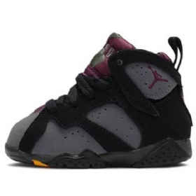 Nike Air Jordan 7 Retro Bt Sko Til Børn Burgundy