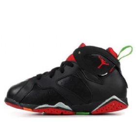 Nike Air Jordan 7 Retro Bt Sko Til Børn Sort Rød