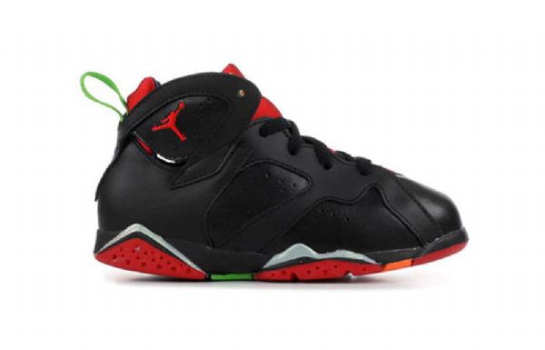Nike Air Jordan 7 Retro Bt Sko Til Børn Sort Rød
