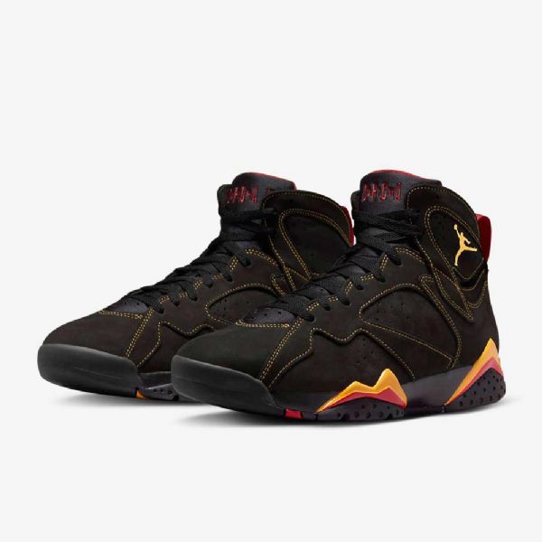 Nike Air Jordan 7 Retro Sko Til Mænd Sort Rød