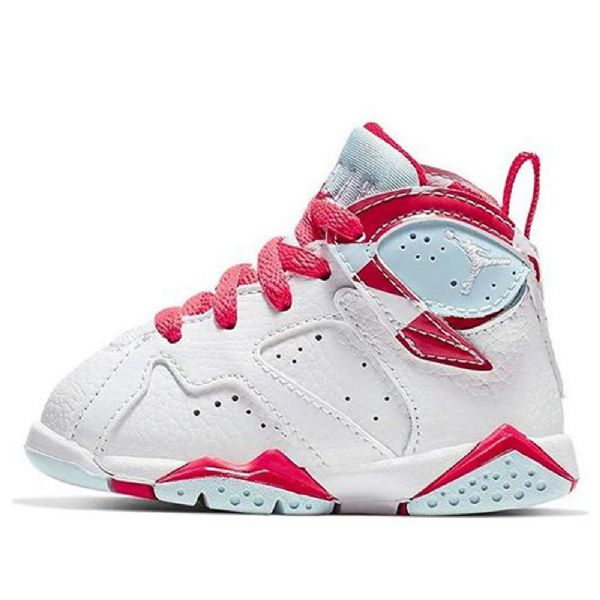 Nike Air Jordan 7 Retro Td Basketball Sko Til Børn Hvid