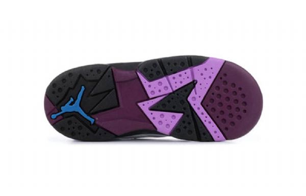 Nike Air Jordan 7 Retro Td Sko Til Børn Hvid Lilla