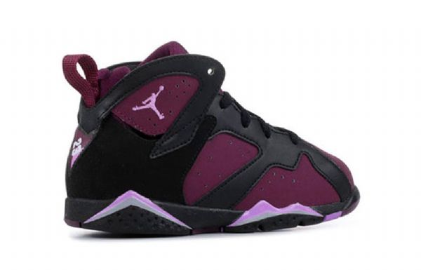 Nike Air Jordan 7 Retro Td Sko Til Børn Lilla Sort