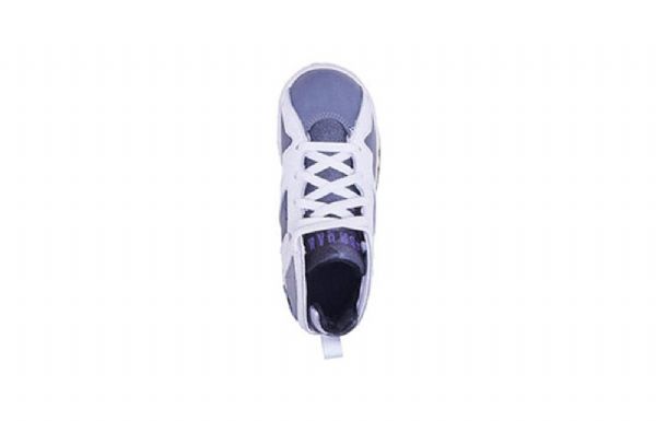 Nike Air Jordan 7 Retro Td Sko Til Børn Mørkeblå Grå Sort
