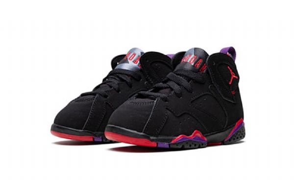 Nike Air Jordan 7 Retro Td Sko Til Børn Sort
