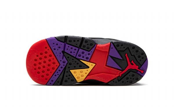 Nike Air Jordan 7 Retro Td Sko Til Børn Sort
