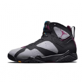 Nike Air Jordan 7 Sko Til Mænd Sort Grå