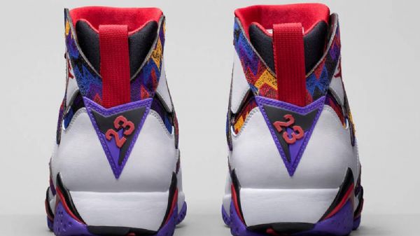Nike Air Jordan 7 Sweater Sko Til Mænd Hvid Flerfarvet