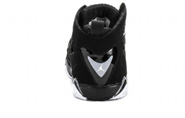 Nike Air Jordan 7 True Flight Retro Basketball Sko Til Børn Sort
