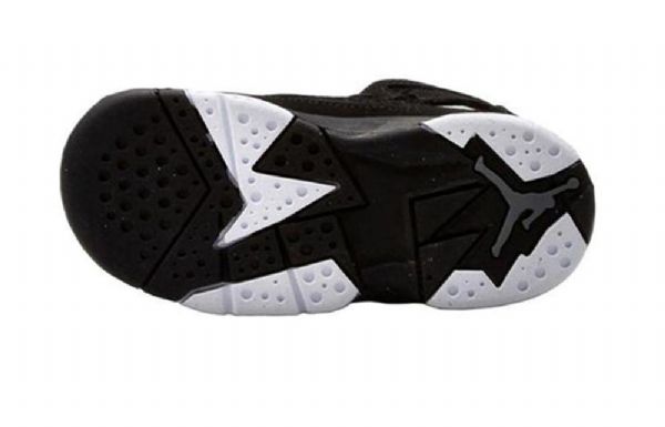 Nike Air Jordan 7 True Flight Retro Basketball Sko Til Børn Sort