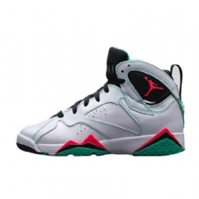 Nike Air Jordan 7 Verde Pigesko Til Mænd Grøn Grå