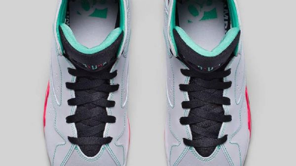 Nike Air Jordan 7 Verde Pigesko Til Mænd Grøn Grå