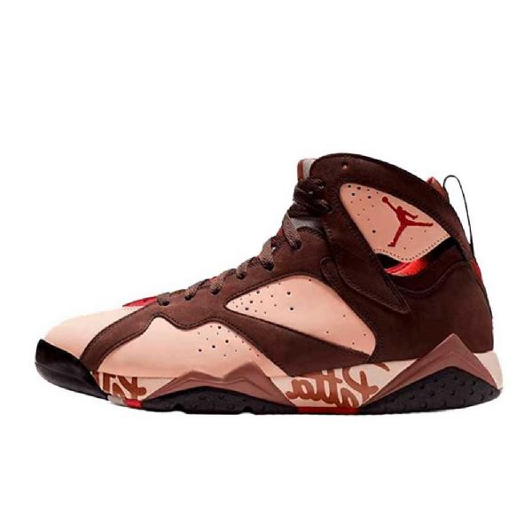 Nike Patta Air Jordan 7 Mahogni Sko Til Mænd Bourgogne