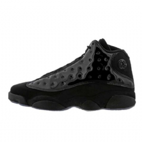 Nike Air Jordan 13 Cap Og Kjolesko Til Mænd Sort