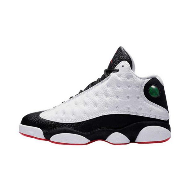 Nike Air Jordan 13 He Got Game Sko Til Mænd Hvid Sort