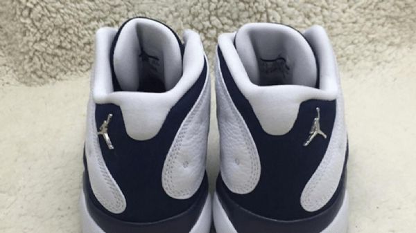 Nike Air Jordan 13 Low Tops Hornets Sko Til Mænd Khaki Mørkeblå Blå