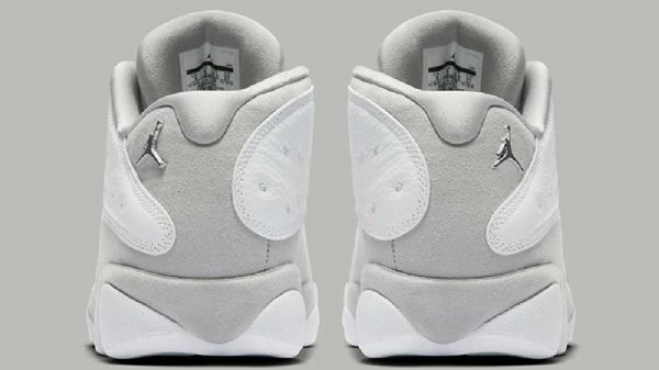 Nike Air Jordan 13 Low Tops Pure Platinum Sko Til Mænd Grå