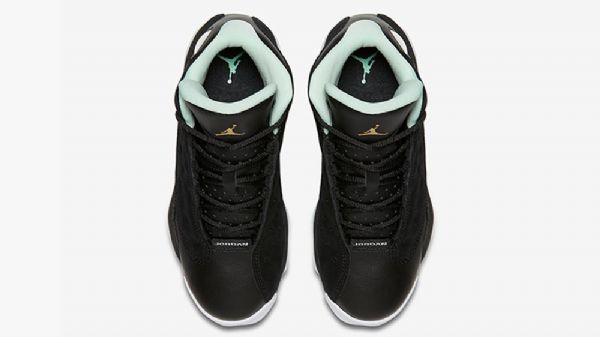 Nike Air Jordan 13 Mint Foam Gs Sko Til Mænd Sort