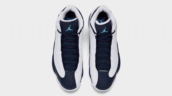 Nike Air Jordan 13 Obsidian Sko Til Mænd Mørkeblå Hvid