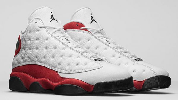 Nike Air Jordan 13 Og Sko Til Mænd Hvid Rød