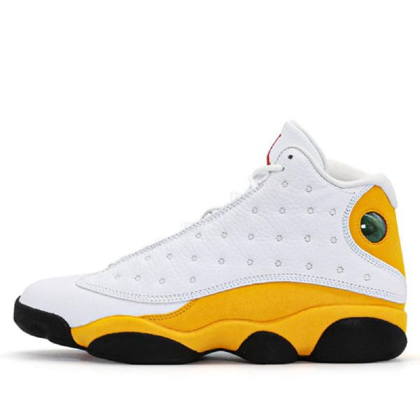 Nike Air Jordan 13 Retro Basketball Sko Til Mænd Hvid Gul