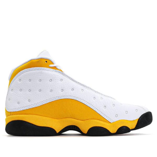 Nike Air Jordan 13 Retro Basketball Sko Til Mænd Hvid Gul