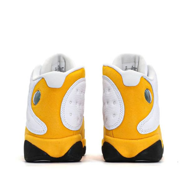 Nike Air Jordan 13 Retro Basketball Sko Til Mænd Hvid Gul