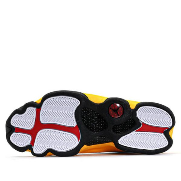 Nike Air Jordan 13 Retro Basketball Sko Til Mænd Hvid Gul