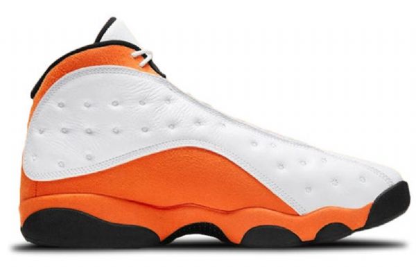 Nike Air Jordan 13 Retro Basketball Sko Til Mænd Hvid Orange