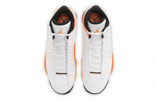 Nike Air Jordan 13 Retro Basketball Sko Til Mænd Hvid Orange