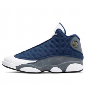 Nike Air Jordan 13 Retro Basketball Sko Til Mænd Mørkeblå Grå Sort