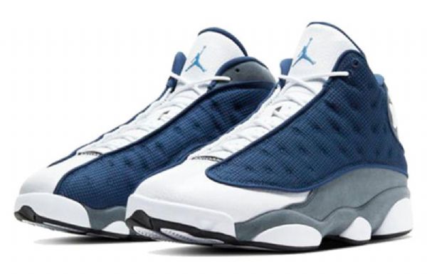 Nike Air Jordan 13 Retro Basketball Sko Til Mænd Mørkeblå Grå Sort