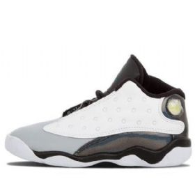 Nike Air Jordan 13 Retro Bt Sko Til Børn Hvid Sort