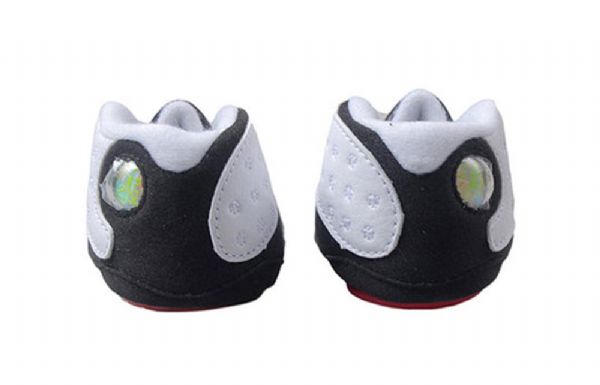 Nike Air Jordan 13 Retro Cb Basketball Sko Til Børn Sort Hvid Rød