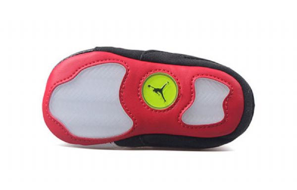 Nike Air Jordan 13 Retro Cb Basketball Sko Til Børn Sort Hvid Rød